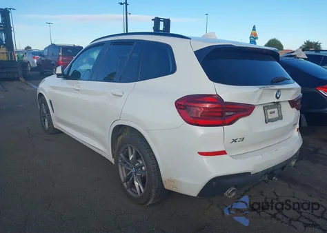 2020 BMW X3 xDrive30I z USA, uszkodzony, nr VIN 5UXTY5C06L9D36915